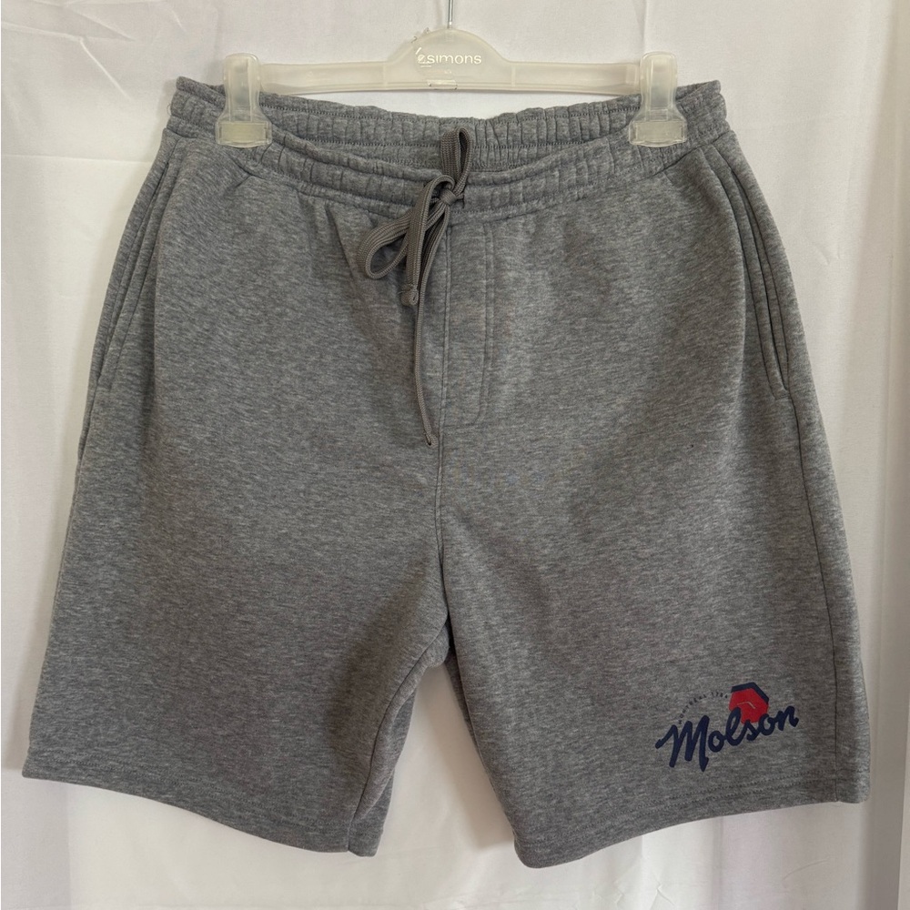 Molson Canadian Gray Athletic Men's Shorts